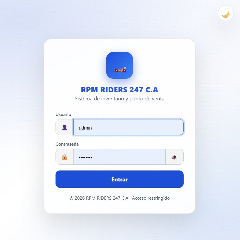 Login del sistema